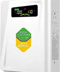 Heavy Duty 3000W 220V To 110V Step Down Transformer for US appliances, white with digital display, side ventilation