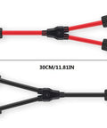 Y Branch Solar Connector Parallel Adapter With 10 AWG Cable For Solar Panels 30A At 1000V DC IP67 Outdoor Rated