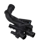 Premium Coolant Thermostat Assembly Direct Replacement For Peugeot 207 Citroen C4 Mini Engine Cooling System Dope Fix For Overheating Problems, black plastic construction.