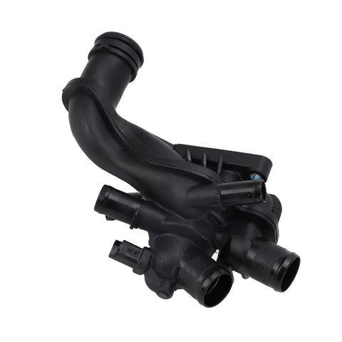 Premium Coolant Thermostat Assembly Direct Replacement For Peugeot 207 Citroen C4 Mini Engine Cooling System Dope Fix For Overheating Problems, black plastic construction.