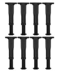 Adjustable Bed Frame Support Legs 8 Pack 7.6 To 13.5 Inches Waterproof Heavy Duty Replacement Feet For Beds Cabinets Sofas And Furniture Easy Install