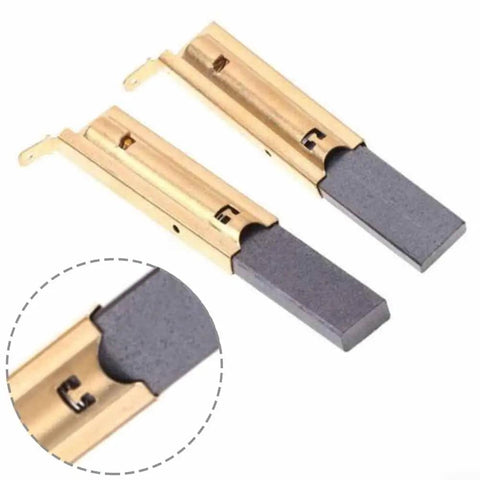 Heavy Duty 2pcs Carbon Brushes For Siemens And Haier Washing Machines L94mf7 Replacement Parts Reliable Motor Performance Durable Copper Core Long Lasting Operation Easy Install Fix Noisy Or Weak Spin Issues
