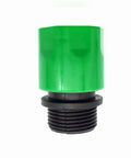 100 Pack 3/4 Inch Garden Drip Irrigation Quick Connect Fittings And Adapters, Male Quick Connects, 16mm Seal Hose Fittings, Hose Splitter Irrigation Fittings For Home Yard Plant Watering green male threaded quick connect fitting