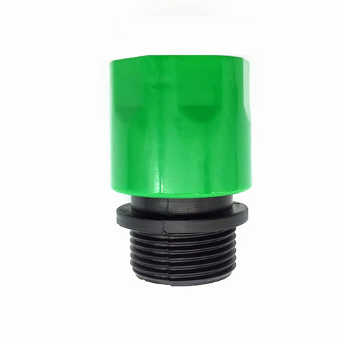 100 Pack 3/4 Inch Garden Drip Irrigation Quick Connect Fittings And Adapters, Male Quick Connects, 16mm Seal Hose Fittings, Hose Splitter Irrigation Fittings For Home Yard Plant Watering green male threaded quick connect fitting