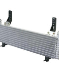Heavy Duty Transmission Oil Cooler Fits GMC Sierra 2500HD 3500HD With 6.6L Engine Years 2011 Through 2014 Ultimate Heat Management Upgrade For Your Ride That Will Keep It Running Smooth And Cool Under Any Load., aluminum fin cooler with mounting brackets