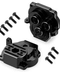 Heavy Duty Aluminum Transmission Housing Gearbox Case for TRX4M 1 18th Scale RC Crawler Upgrade Parts and Accessories Black
