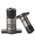 Heavy Duty Wide Base Pipe Clamps For Woodworking And Gluing Rust Resistant Steel Construction deliver strong grip, showcasing steel build and detail.