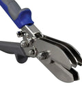Five blade ductwork crimper for precision indentations on steel and stainless steel, featuring compound leverage for efficient use.
