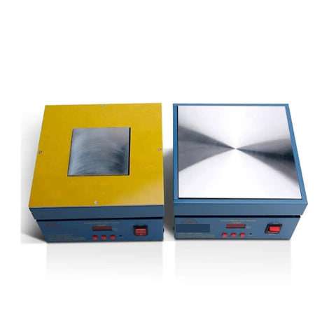 Pro Grade 850W Digital Soldering Station with 200x200mm Hot Plate Preheater for PCB SMD Rework Desoldering, front view