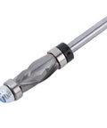 Premium Tungsten Steel Flush Trim Router Bit with Hardened Carbide Cutter For Durable Woodworking And Smooth Trim Jobs That Get The Job Done Right Without Breaking A Sweat., shown with 1/4" shank and dual bearings.
