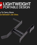 Flatbed Trailer Strap Handling Kit Strap Winder For 2 3 4 Inch Winch Straps With 8ft V Board Corner Protector in black
