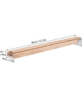 Two Pack Wooden Drawer Slides With Center Mount Bottom Track For Dresser Repair And Furniture Assembly Kicking Ass With Ez Glide Movement and Boss Grade Reinforced Tracks For Quick And Dirty Upgrades, wooden slide, 40cm