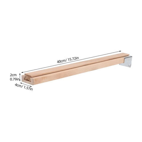 Two Pack Wooden Drawer Slides With Center Mount Bottom Track For Dresser Repair And Furniture Assembly Kicking Ass With Ez Glide Movement and Boss Grade Reinforced Tracks For Quick And Dirty Upgrades, wooden slide, 40cm