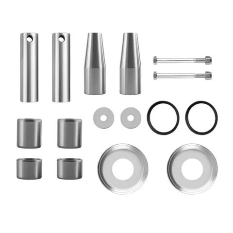Pivot Pin And Bushing Kit For 773 S160 S175 S185 S205 T180 T190 Models Replaces 6577954 components arranged on white background