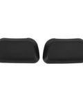 Durable Aramox Car Side Step End Caps Fit 2PC Assists For 1500 2500 3500 Cab Trucks 68193113AA Replacement Kit With Screws Perfect Fix, black plastic pair