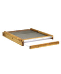 Screened bottom board from Beeswax Dipped Langstroth Beehive Parts Kit For 10 Frame Hives With Telescoping Top Cover