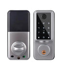 Heavy Duty Smart Deadbolt Featuring Biometric Fingerprint Access And Sleek Digital Keypad for secure entry and access control.