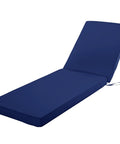 Patio Must Have Chaise Lounge Cushion For Outdoor Furniture Weatherproof Waterproof Fade And Tear Resistant Deck Chair Cushions 72 Inch By 21 Inch By 3 Inch Navy For Poolside Patio Lawn Resort Hotels