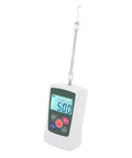 50N Digital Force Meter With Backlit Screen For Quick Push And Pull Tests Auto Shutdown Buzzer Alert Four Units Conversion Portable Handheld Gauge, white