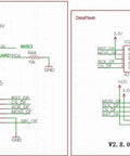 Circuit diagram for APM 2.8 Flight Controller Board With Mini M8N GPS Compass And Cable For APM 2.6 2.8 PIX FPV DIY RC Drone.