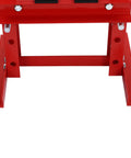 Heavy Duty Hydraulic Shop Press Pumpin 20 Ton Force With An Adjustable A Frame Rig and smooth moving plates base structure.