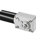 DC 12V Beefy Torque Worm Gear Motor 110RPM 4Kg.cm 8mm Shaft Self-Locking Reversible With Cable Low Noise Speed Reducer Gearbox
