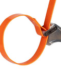Grip It Adjustable Strap Wrench Kit Two Piece Set With Six Inch And Twelve Inch Handles For Tight Spaces orange urethane strap detail