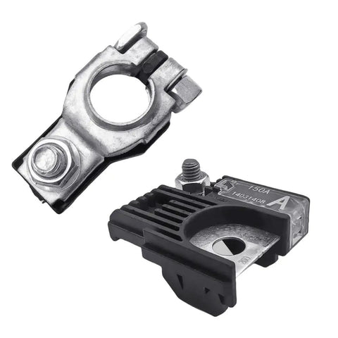 Heavy Duty Battery Positive Terminal Cable With Fusible Link For Hyundai Kia Models showing metal connector and fuse, designed for easy bolt-on installation.