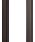 Square Two Sided Shower Door Handle Pull Set 8 Inch Center To Center Back To Back Heavy Duty Hardware Vintage Bronze Finish