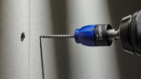 Drywall Dimpler Screw Setter With Automatic Countersink And Preset Depth, One Pass Pro Grade Install, Number 2 Phillips Bit, Auto Clutch Release, Reversible Chuck For Quick Bit Swaps, No Tear Out Drywall Finish