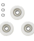 Three Pack 36T Nylon Planetary Gears With Bearings For Electric Bike Motor 47.5 X 13.5 Mm Gear Set with retaining clips