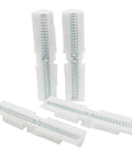 Smooth Sliding Bifold Closet Door Slide Guide White ABS With Two Way Spring Top Mount Track No Snag Keeps Doors On Track
