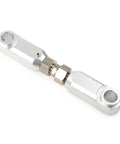 Adjustable 1 to 4 Inch Rear Lowering Drop Link Kit for Raptor 350 660 700 and 700R YFM350 YFM660R YFM700 ATVs CNC Aluminum Silver