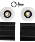 Durable Nylon Greenhouse Door Wheel Replacement For 22mm Tracks With Smooth Rolling And Easy Install Preassembled Components