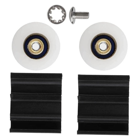 Durable Nylon Greenhouse Door Wheel Replacement For 22mm Tracks With Smooth Rolling And Easy Install Preassembled Components