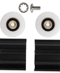 22mm Greenhouse Door Wheel Replacement Kit For Sliding Doors, Super Smooth Roller Set For Halls Style Greenhouses