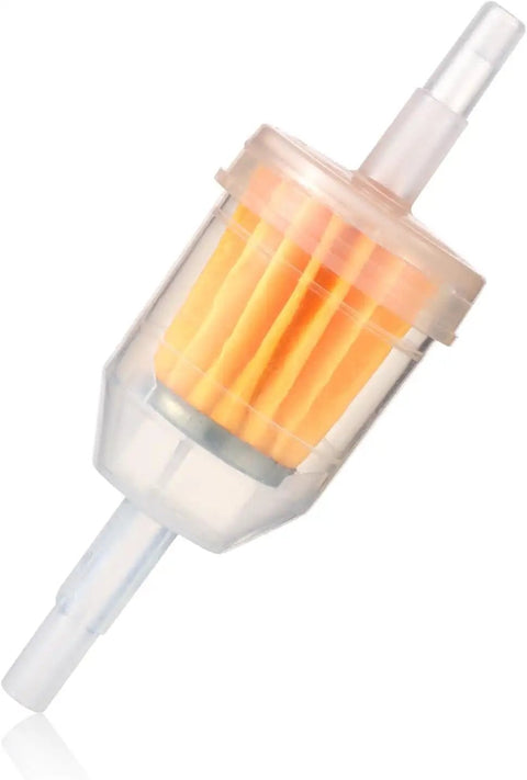 Transparent fuel filter from LVA21035 All In One Filter Kit For John Deere Compact Utility Tractors 1023E 1026R Mowers.