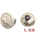 Water Level Sensor For Washing Machines DC5V Low Voltage No Fuss Replacement Switch With High Precision Pressure Sensing Regulating Water Level For Every Laundry Load Universal Compatibility For Many Washer Models Reliable Laundry Water Management. 5.9cm white ABS