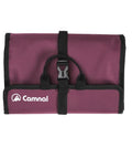 Climbing Quickdraw Hanging Gear Bag for Carabiner Hook Gear and Accessories Waterproof 420D Nylon Foldable Roll Organizer Fuchsia