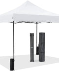 10x10 Ft Pop Up Canopy Tent For Camping Parties And Outdoor Events Easy Up Instant Shelter Heavy Duty Shade With Sand Bags Portable