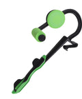 Golf Swing Trainer With Instant Tactile Feedback And Swing Analyzer For Beginners, Correct Hand Position And Grip in green and black