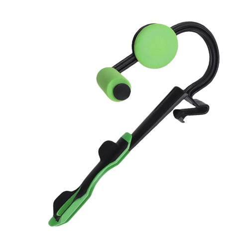 Golf Swing Trainer With Instant Tactile Feedback And Swing Analyzer For Beginners, Correct Hand Position And Grip in green and black