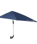 Versa Brella XL Midnight Blue Clamp On Shade Umbrella On The Go With UPF 50 Plus Protection, portable with adjustable pole and clamp.