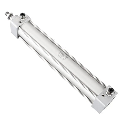 Industrial Pneumatic Air Cylinder 1.57 Inch Bore 11.81 Inch Stroke with M12x1.25 Threaded Rod in stainless steel