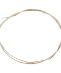 Coiled Pro Grade Silver Solder Wire For Jewelry Making, easy to use, flowing 50 cm long, 1 mm diameter, medium density, visible in detail