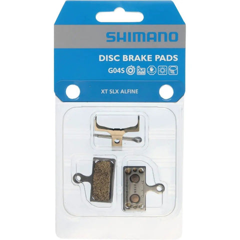 G04S Metal Disc Pads And Return Spring For BR M8000 Disc Brakes Sintered Metal Pads With Grippy All Weather Stopping Power