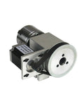 Shop Ready Cnc Rotary Indexing Head Four Axis A Axis Assembly Featuring 65Mm Center Height And 100Mm Four Jaw Chuck Built Tough For Heavy Duty Milling, showing a stepper motor assembly.