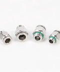 Dope Ten Pack Pneumatic Hose Fittings Kit In 304 Stainless Steel Quick Release Air Tube Connectors For M5 And One Eighth One Quarter Three Eighths One Half Inch Lines Killer PC12 G02 Pipe Fittings For Easy Hookups And Leak Free Performance, 304 stainless steel pneumatic fittings