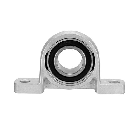 Front view of Two Pack 25mm Zinc Alloy Inner Ball Mounted Pillow Block Insert Bearing KP005 for CNC Machines
