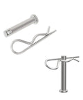 Ultimate M8 Clevis Pin And M3 R Clip Set With Six M3 X 60mm R Clips And Six M8 Flat Head Pins In 8mm 20mm And 45mm For Cars Trucks Lawn Mowers